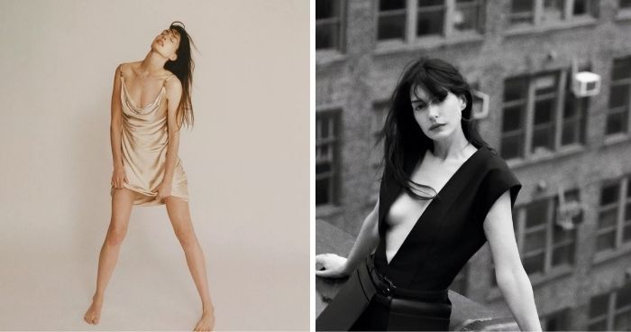 anne hathaway stuns in a sleek